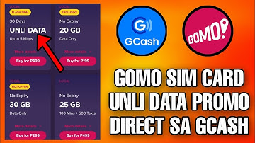 GOMO SIM UNLI DATA PROMO MAG LOAD DIRECT SA GCASH | PAANO BA TUTORIAL ?