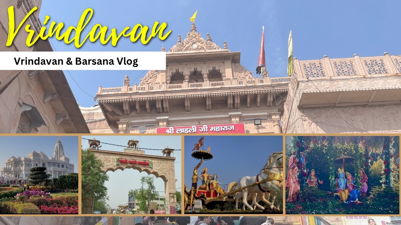 Vrindavan & Barsana vlog ❤️ Part-2 ✌🏻Prem mandir and barsana ✨ 