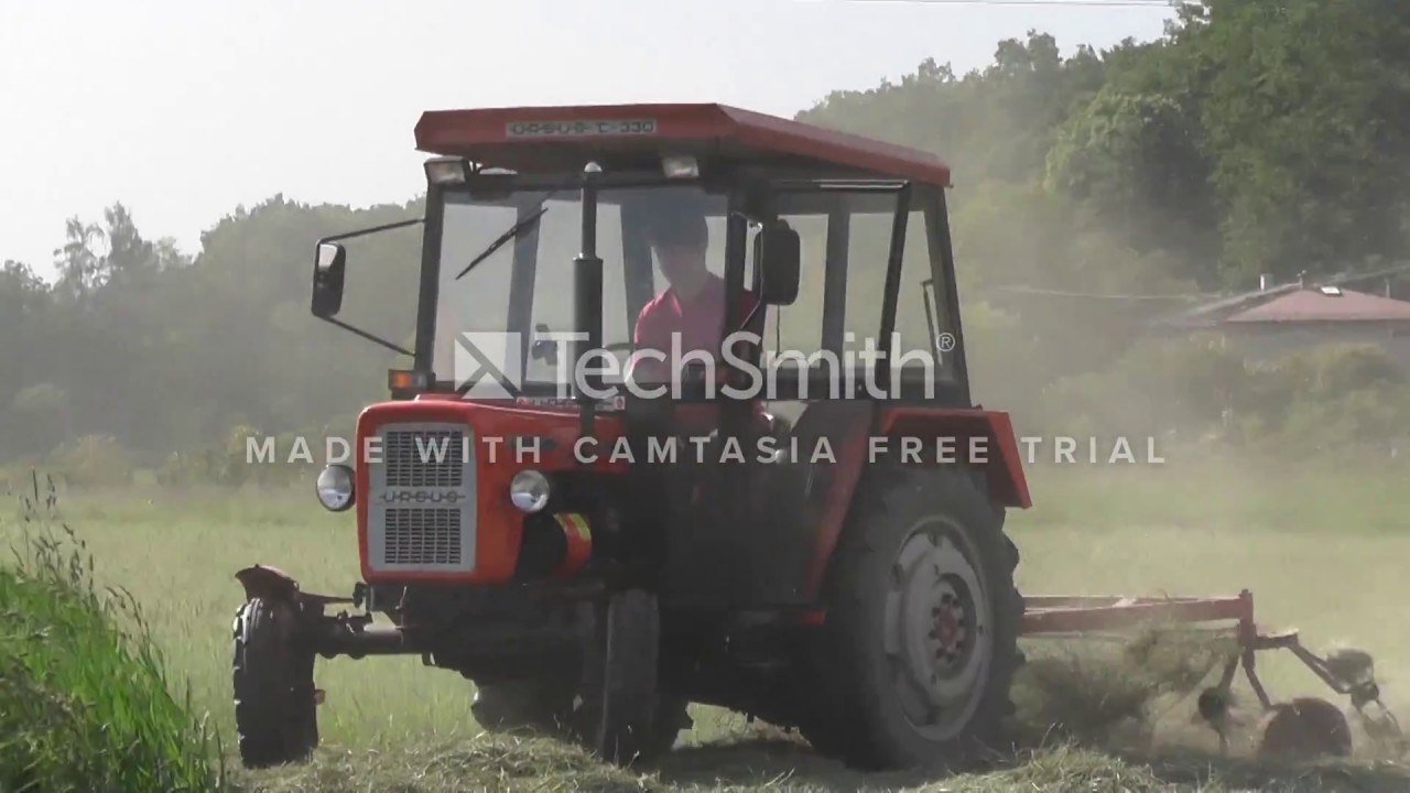 Przewracanie siana URSUS C-330 + JarMet Z-525