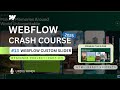 Custom Slider in Webflow + Tab Slider HTML & React Code | Webflow Crash Course - Tutorial #13