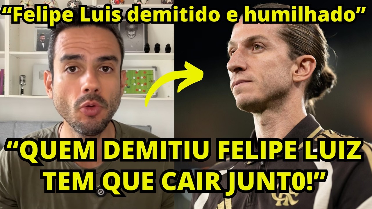A DEMISSÃO POLÊMICA DE FELIPE LUIZ E A REAÇÃO REVOLTADA DA MÍDIA