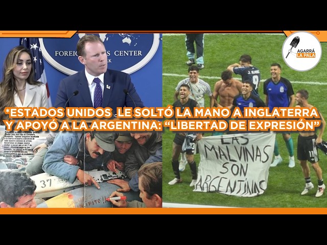 ESTADOS UNIDOS LE SUELTA LA MANO A INGLATERRA Y APOYA A ARGENTINA POR LA BANDERA DE ISLAS MALVINAS