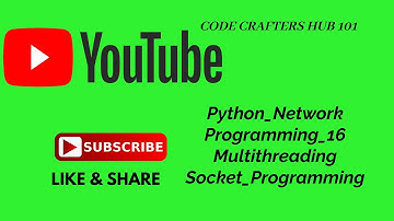 Python Network Programming 16   Multithreading   Socket Programming