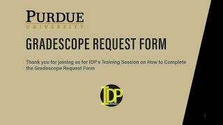 Gradescope Request Form