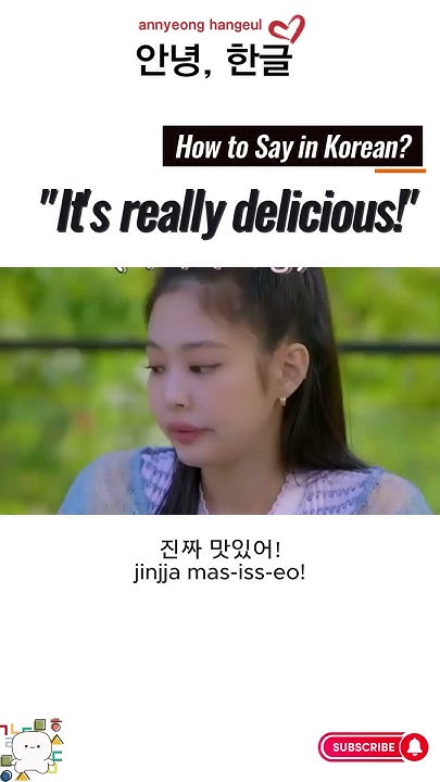 how-to-say-it-s-really-delicious-in-korean-blackpink-youtube