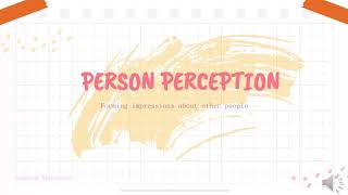 person perception