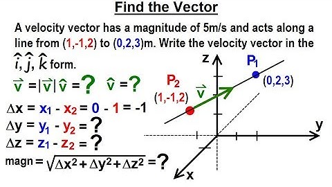 Physics 1A - Test Your Knowledge: Vectors (2 of 30) Finding the Vector