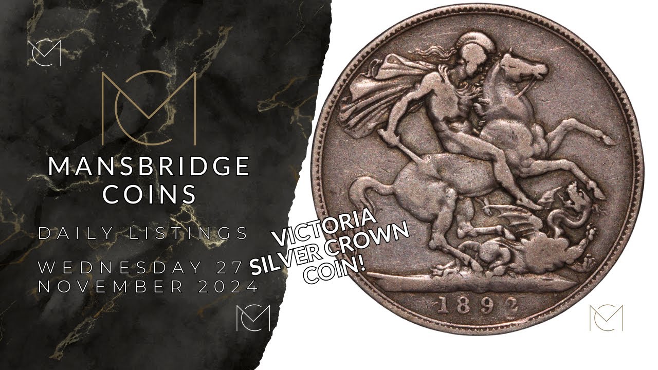 Victoria Silver Crown Coin! - Daily Listings - Wednesday 27 November - Mansbridge Coins
