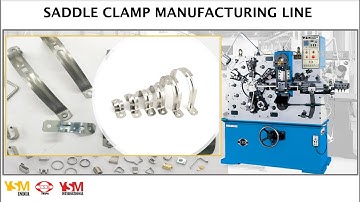 Automatic machine for manufacturing Saddle Clamp | Pipe Clamp | Metal Clamp - YSM INDIA | YSM TAIWAN