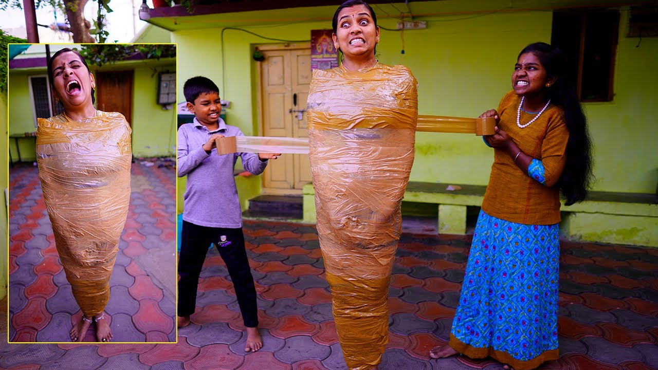 24Hours Flex Tape Challenge| Rest ரூம் கூட போகமுடியாத ஒரு நிலைமை வந்தா அது இப்படித்தான்.