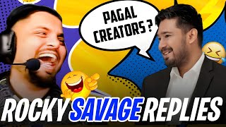 SID REACTION ON @ROCKYRDX SAVAGE REPLIES 🤣