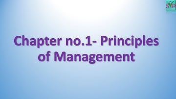 12th Commerce | OCM Chapter 1 | Principles Of Management | Lecture 1