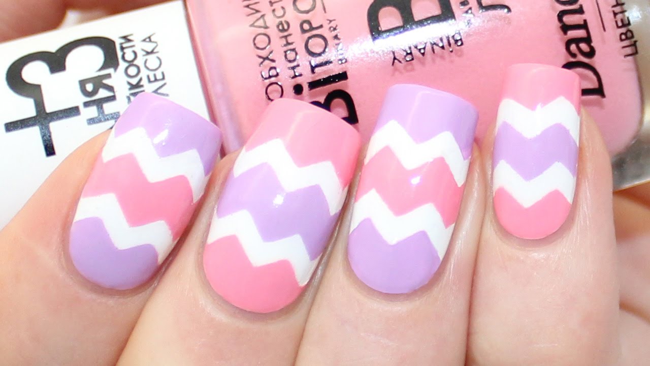 2. DIY Chevron Nail Art Tutorial - YouTube - wide 4