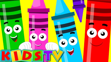 Crayons Color Song | Colors for Babies | Colors for Children And Toddlers | Kids TV | Learn Color