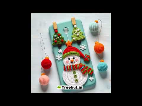 Christmas Crochet Mobile Phone Cover Ideas