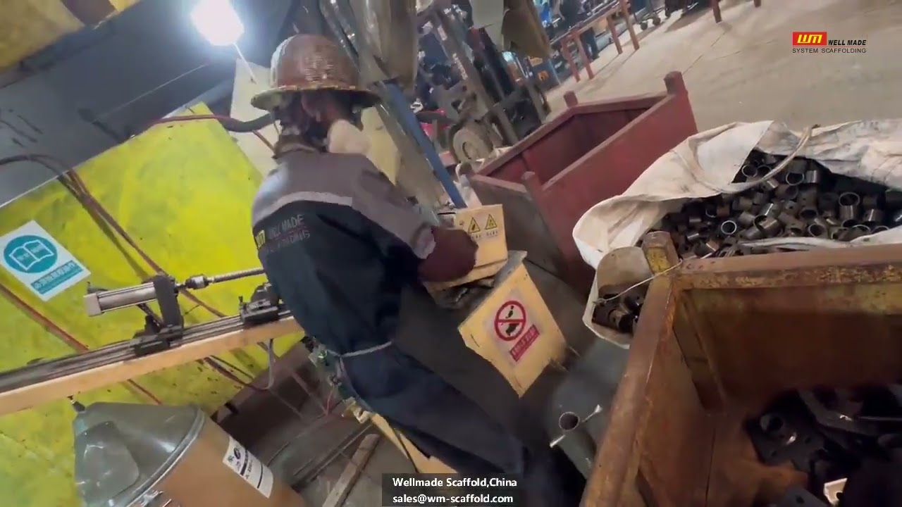 Socket Jack Base for Crab 60 Shoring System - Steel Plate with OD60mm Spigot Tube - Wellmade China