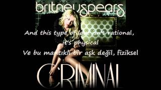 Britney Spears - Criminal Lyrics | Türkçe Sözleri