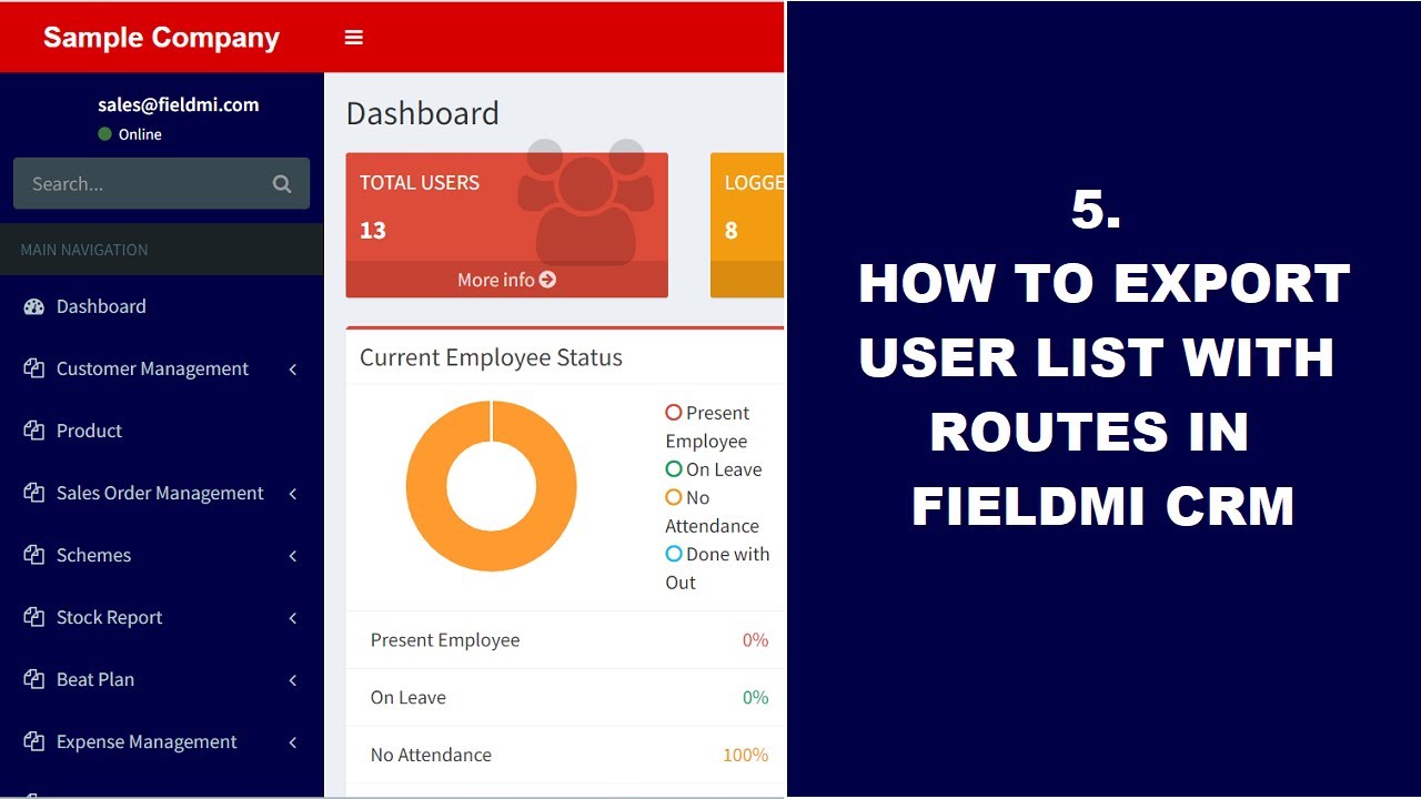5. How to Export User List with Routes - YouTube