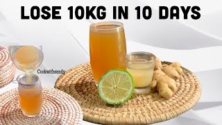 WEIGHT LOSS DRINK | LOSE 10KG IN 10 DAYS | BELLY FAT BURNER DRINK