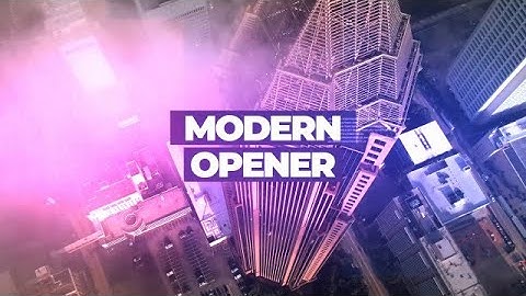 Modern Opener DaVinci Resolve Templates