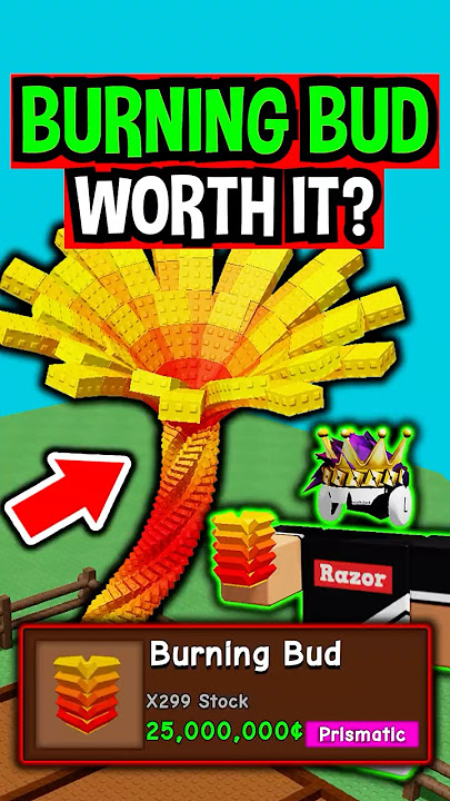 BURNING BUD SEED in Roblox Grow a Garden..