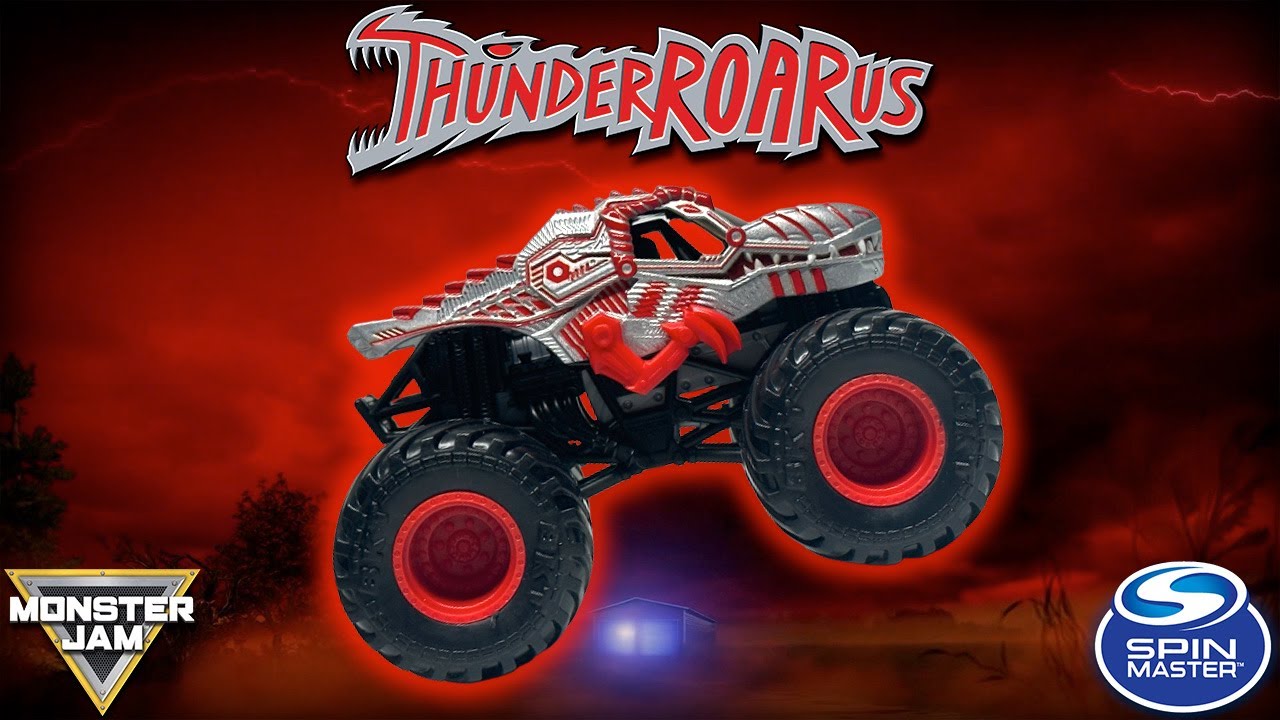 Monster Jam ThunderROARus Drop Playset with Exclusive Monster