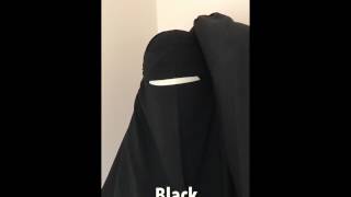 SunnahStyle One Layer Niqab Swatch !