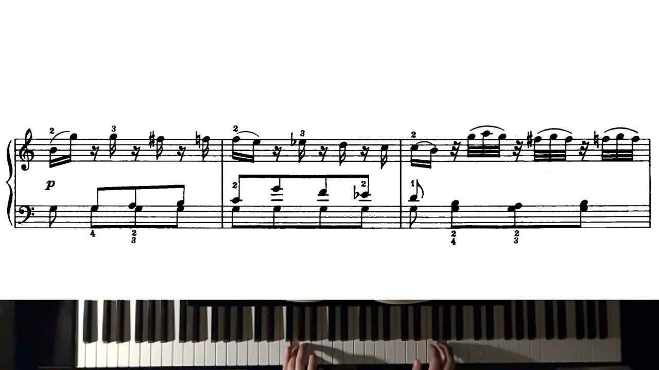 MOZART - SONATA K330 IN C MAJOR - 1st Mvt. (Day 44)