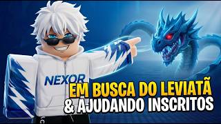 🔴 LIVE AGORA! Ajudando os inscritos no Leviathan 🐉❄️ Blox Fruits #bloxfruits #roblox #live