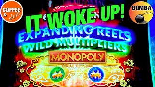 He Finally WOKE UP! Monopoly ~ Lunar New Year at Wynn Las Vegas Casino Slot Machine screenshot 5