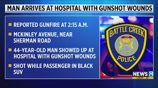 Battle Creek PD: Man arrives at hospital with gunshot wounds