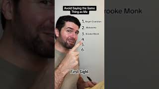 Avoid saying the same thing as me - entertainment edition! Did you pass?