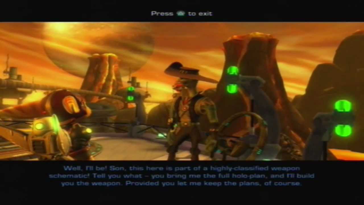 Ratchet & Clank Tools of Destruction HD Walkthrough (+ All Gold bolts