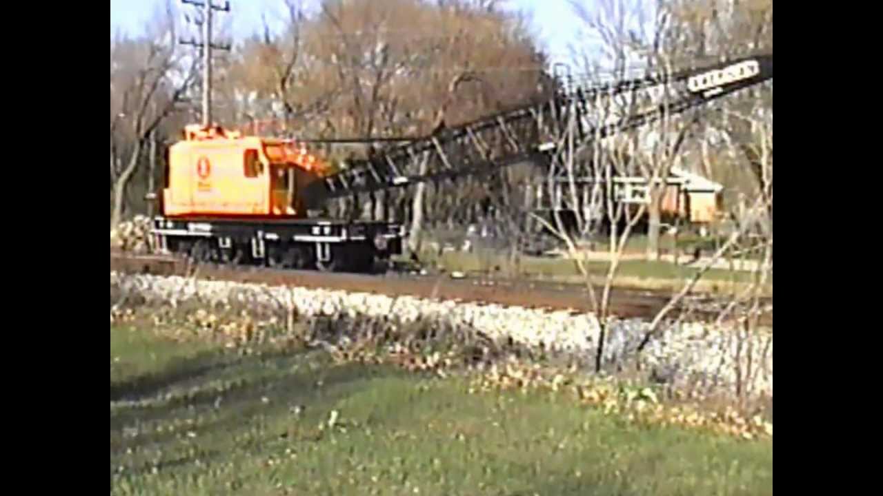 Illinois Central MOW Crane YouTube