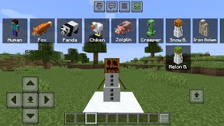 Como Convertirse en mobs en Minecraft PE 27.1 - Morph For Bedrock!