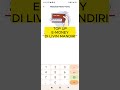 Top Up E-Money via Livin by Mandiri 💳
