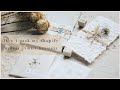 sewing, wrapping and decorating journal bundle with me | how i pack my shopify orders