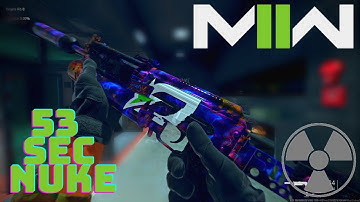 *WORLDS FASTEST NUKE* in MW2 (53 sec Nuke With the MINIBAK 176 Kills)