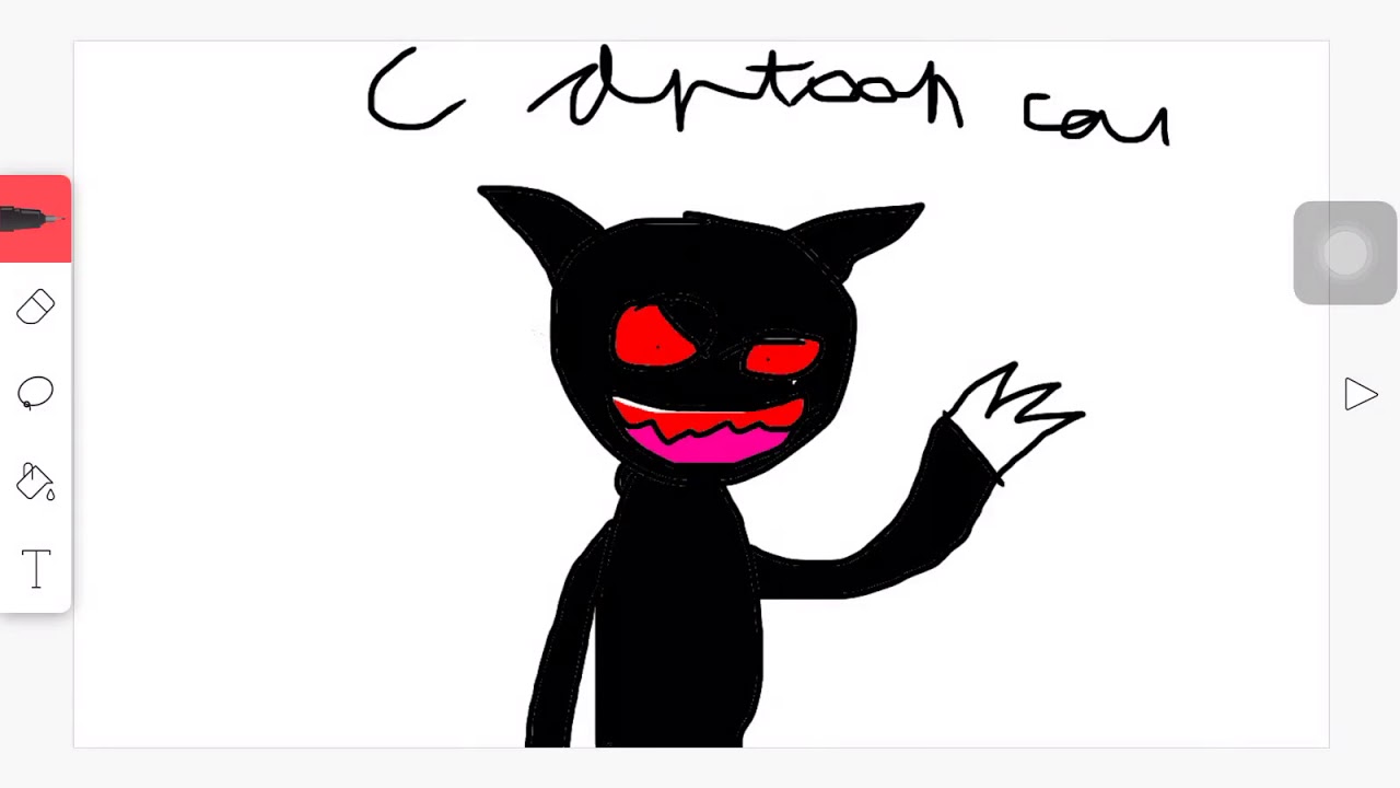 My cartoon cat drawing others are bad 