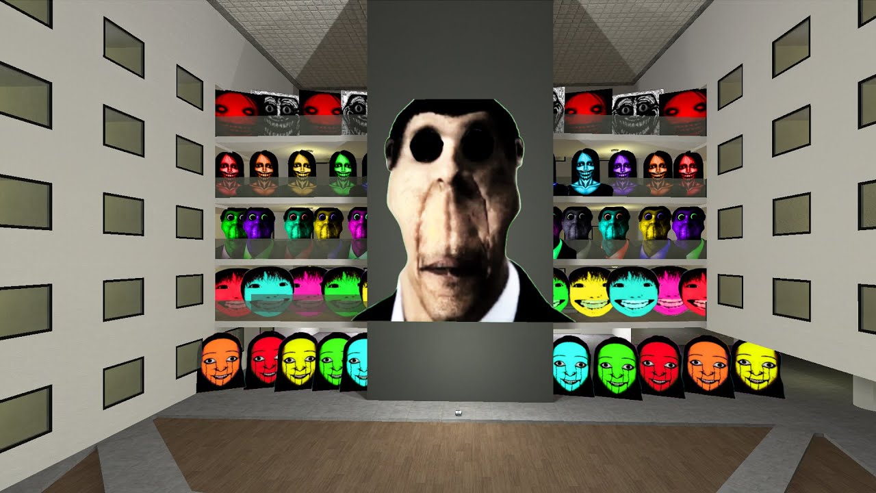 Kuchisake Nextbots, Obunga , Selene and Juandale in the Liminal Hotel | Garry's Mod