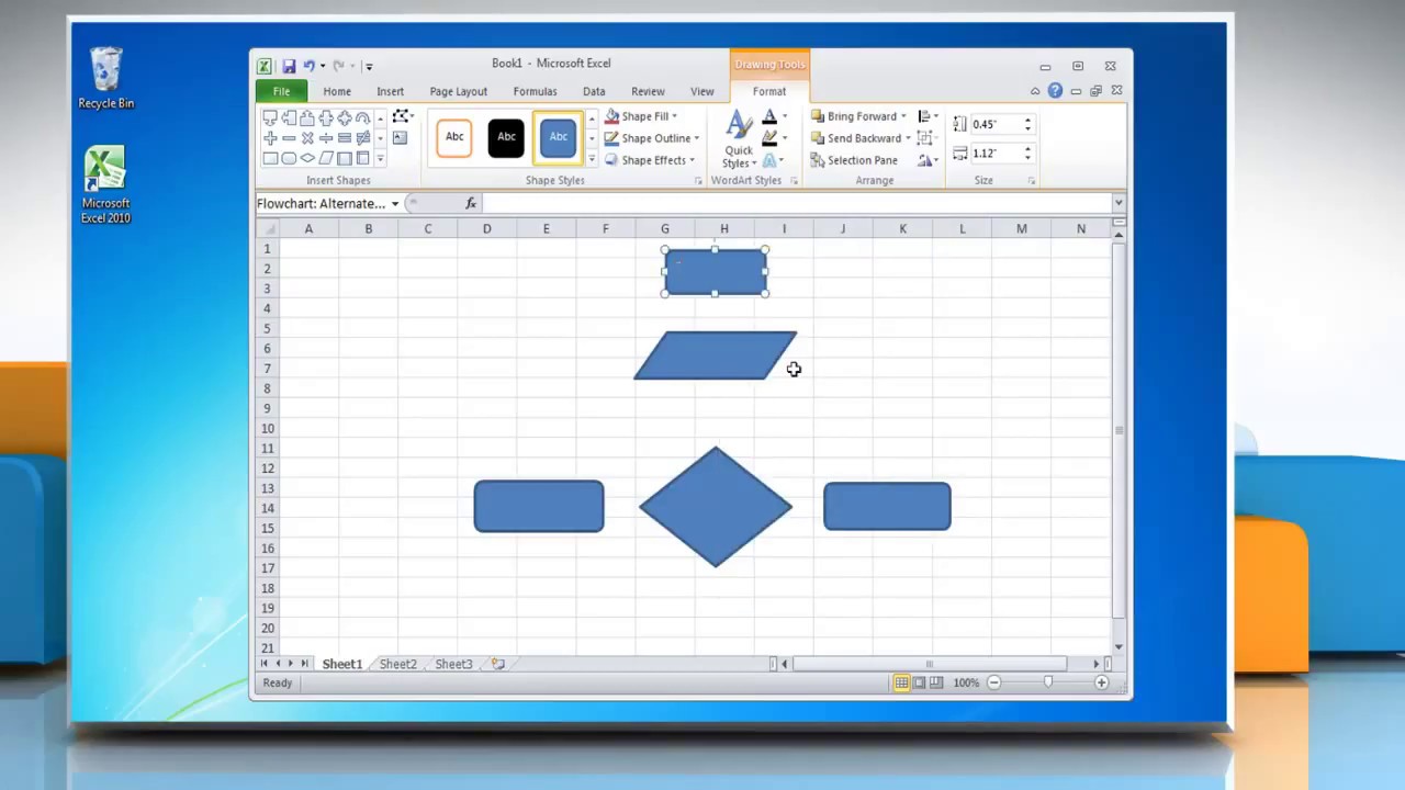 Easy Flow Charts In Excel