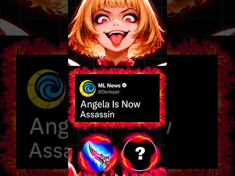 Angela Is Assassin ? 💀 #mlbb #shorts #angela #mobilelegends