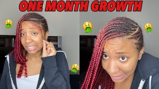 Taking Out My Month Old Lemonade Braids (New Growth, Build-Up + Damaged Edges?)