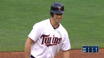 SEA@MIN: Mauer lines two-run double into left-center