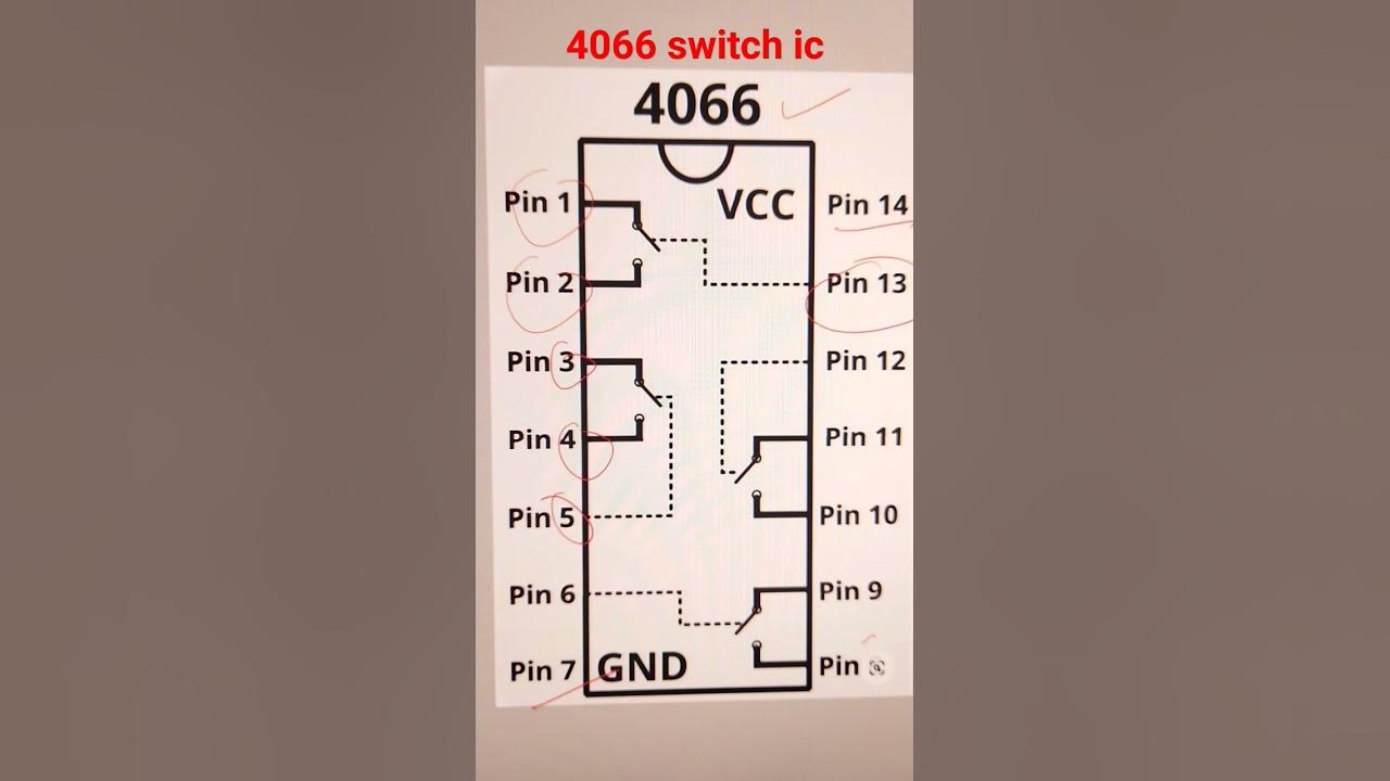 4066 ic circuit diagram|4066 ic - YouTube
