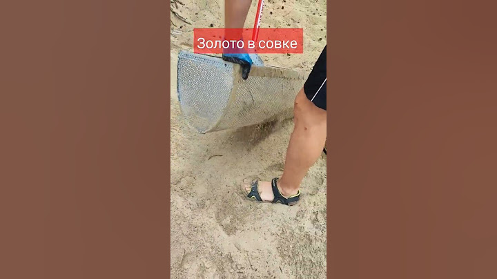 Чистка пляжа с золотом