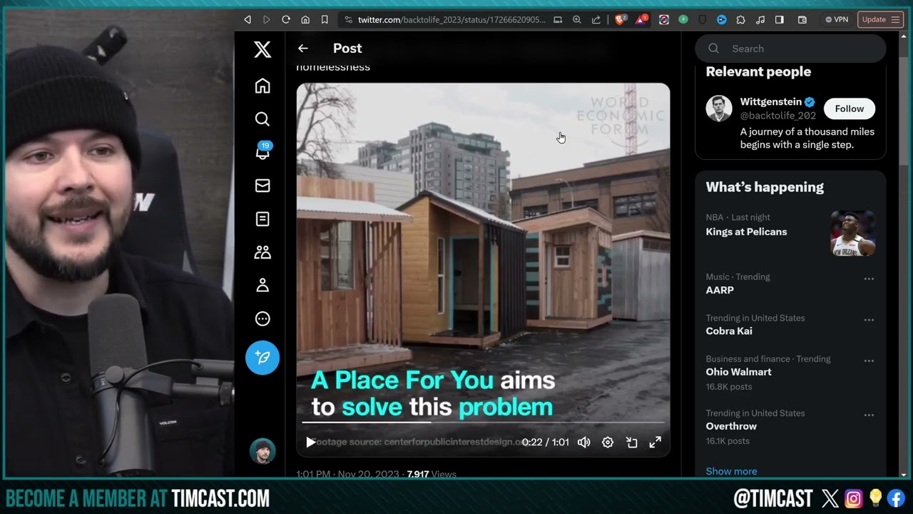 WEF Proposes POD Living For YOU, Millennials Brag About LIVING IN PODS, Your Kids Will EAT THE BUGS
