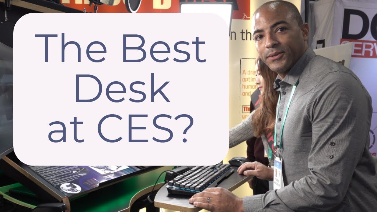 The Best Computer Desk at CES2020! THREE-D DESK!