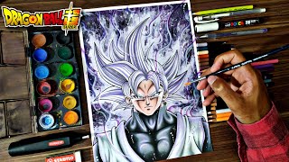 Speed Drawing Goku Black Ultra Instinct - Fanart [ Dragon Ball Super]