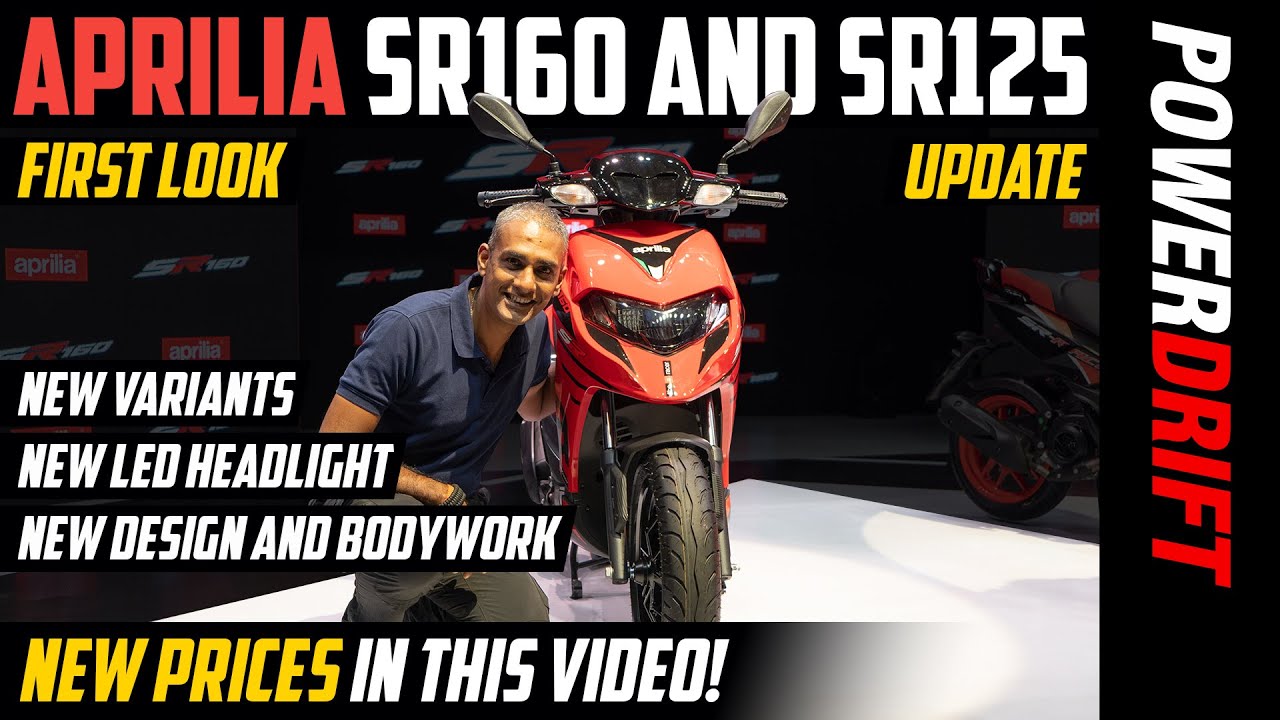 Aprilia SR 160 & SR 125 Facelift, Walkaround